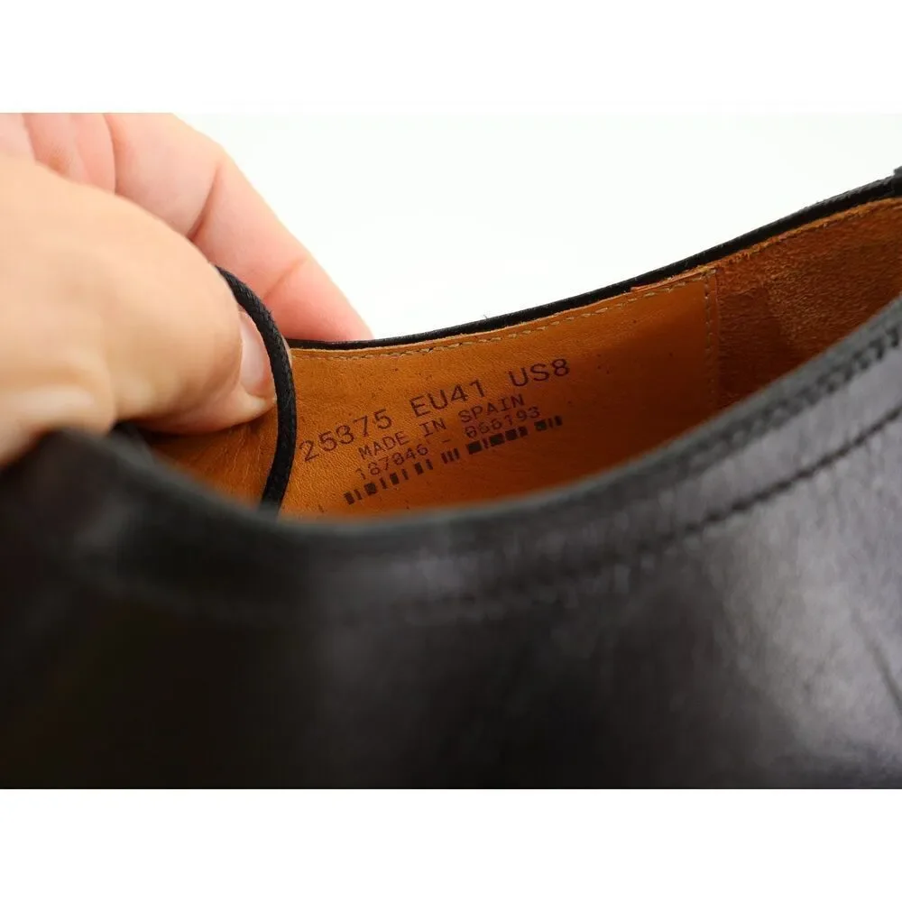 Magnanni Federico Classic Cap Toe Oxford Napa Leather Lace Up Mens Size 8
